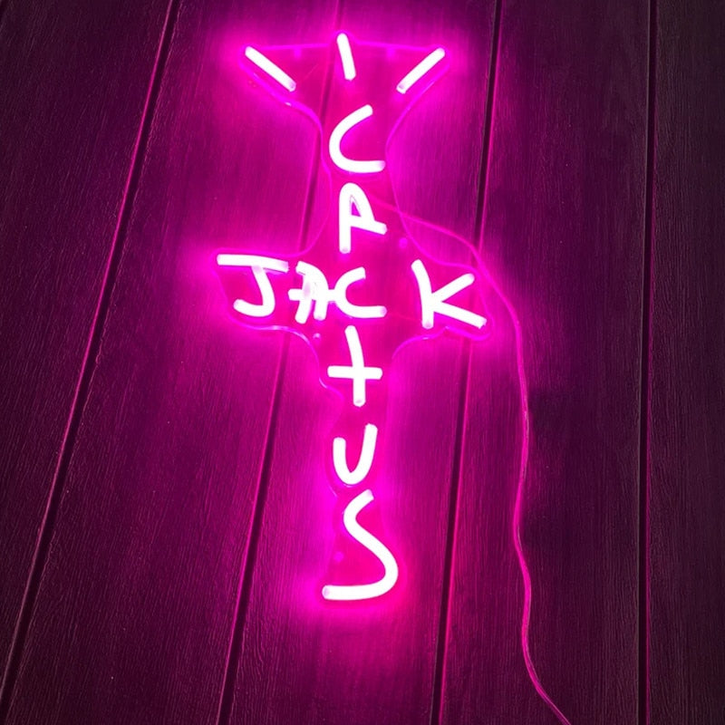 89 Travis Cactus Jack neon lights