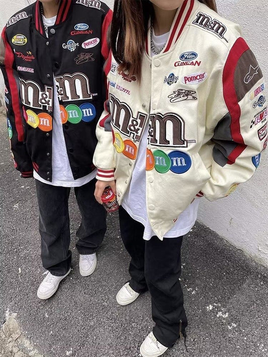 M&M racecar jacket